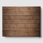 ベビー素朴ズブレスストリングライトブライダルシャワー ゲストブック (裏面)