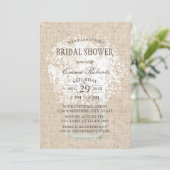 ベビー素朴ズブレスメイソンジャーブライダルシャワー 招待状 (スタンド正面)