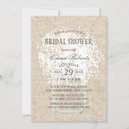 ベビー素朴ズブレスメイソンジャーブライダルシャワー 招待状