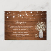 ベビー素朴ズブレスライト披露宴 エンクロージャーカード (正面)