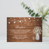 ベビー素朴ズブレスライト披露宴 エンクロージャーカード (スタンド正面)