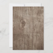 ベビー素朴ズブレス&ストリングライトブライダルシャワー 招待状 (裏面)