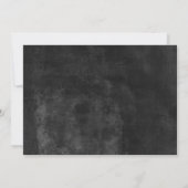 ベビー素朴ズブレス&デイジーフローラブライダルシャワー 招待状 (裏面)