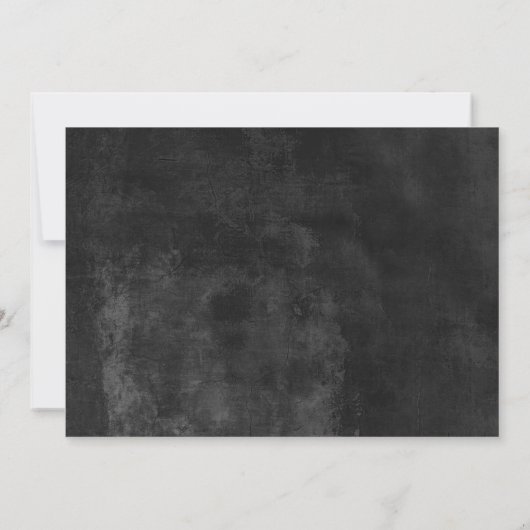 ベビー素朴ズブレス&デイジーフローラブライダルシャワー 招待状 (裏面)