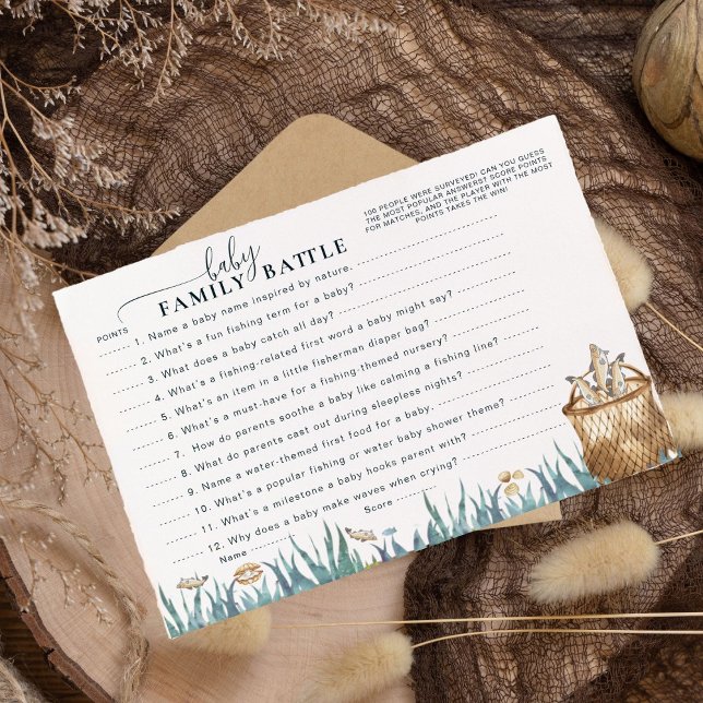 ベビー素朴ファミリーバトルリールおもしろい魚釣りシャワー (クリエイターアップロード済み)