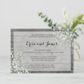 ベビー素朴夕べ招待状 招待状 (スタンド正面)