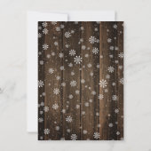 ベビー素朴外は寒い サンキューカード (裏面)