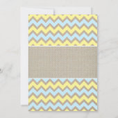 ベビー素朴散水招待状/ニュートラルベビーシャワー 招待状 (裏面)