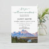 ベビー素朴男女兼用シャワー招待状 招待状 (スタンド正面)