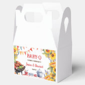 ベビー素朴-Qバーベキューピクニックサンフラワープレイド フェイバーボックス (オープン)