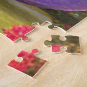 ベビー紫の龍とファンタジー中世の城 ジグソーパズル (側面)