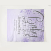 ベビー紫外の冷たい赤ちゃんシャワー背景 タペストリー (正面(横))