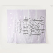 ベビー紫外の冷たい赤ちゃんシャワー背景 タペストリー (正面(横))