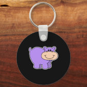 ベビー紫海馬 キーホルダー (正面)