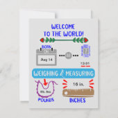 ベビー紹介カード (裏面)