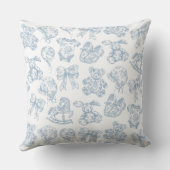 ベビー統計ブルートワール子供部屋 クッション (裏面)