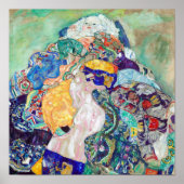 ベビー絵を描クレードルズバイグスタフクリムト ポスター (正面)