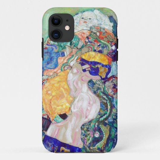 ベビー絵を描クレードルズバイグスタフクリムト Case-Mate iPhoneケース (裏面)
