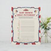 ベビー絵文字[サーカステーマ] レターヘッド (スタンド正面)