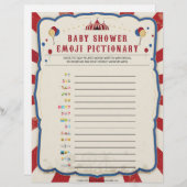 ベビー絵文字[サーカステーマ] レターヘッド (正面/裏面)