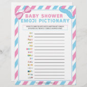 ベビー絵文字[ジェンダー・サプライズ] レターヘッド (正面/裏面)