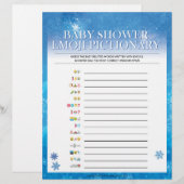 ベビー絵文字[スノーブルー] レターヘッド (正面/裏面)