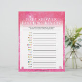 ベビー絵文字[Snowy Pink] レターヘッド (スタンド正面)