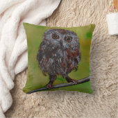 ベビー絵画フクロウズバイミランダPAクッション クッション (ブランケット)