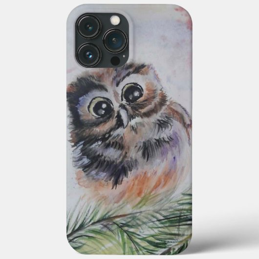 ベビー絵画フクロウ Case-Mate iPhoneケース (裏面)