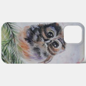 ベビー絵画フクロウ Case-Mate iPhoneケース (裏面 (横))