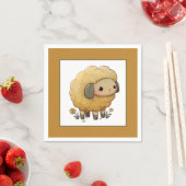 ベビー羊 スタンダードカクテルナプキン (インサイチュ)