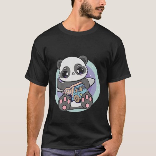 ベビー羽付きパンダかわいいベアベビー玩具CA Tシャツ (正面)