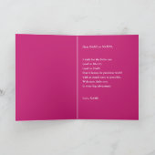 ベビー考えのカードを期待して カード (内部)