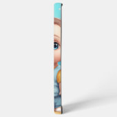 ベビー至福：モバイルバックカバー SAMSUNG GALAXYケース (左側面)