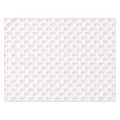 ベビー航海のシャワーテーブルクロス | ピンクフローラアンチ テーブルクロス (正面(横))