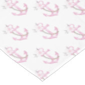 ベビー航海のシャワーテーブルクロス | ピンクフローラアンチ テーブルクロス (アングル)