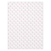 ベビー航海のシャワーテーブルクロス | ピンクフローラアンチ テーブルクロス (正面)