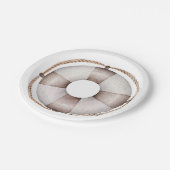 ベビー航海のシャワーライフセーバー ペーパープレート (アングル)