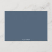 ベビー航海のシャワーレジストリ挿入カード エンクロージャーカード (裏面)