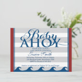 ベビー航海のシャワー招待状 招待状 (スタンド正面)