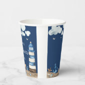 ベビー航海のシャワー紙カップ 紙コップ (左)