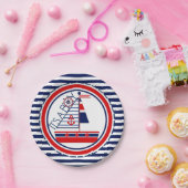 ベビー航海のシャワー紙プレート ペーパープレート (パーティー)