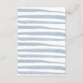 ベビー航海の用のアドベンチャーベビーシャワー本 エンクロージャーカード (裏面)