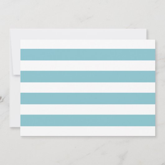 ベビー航海の誕生アストライプのホイA Boy Photo 案内状 (裏面)