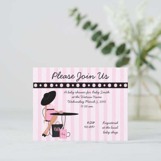 ベビー茶 招待状 (スタンド正面)