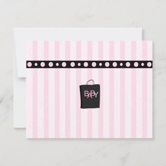 ベビー茶 招待状 (裏面)