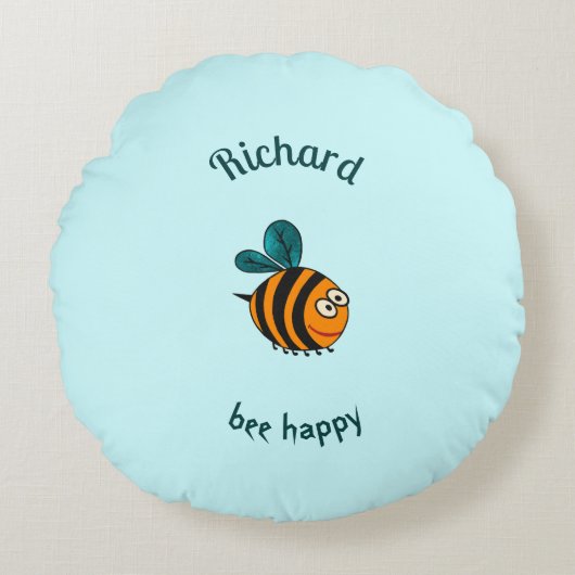 ベビー蜂 ラウンドクッション (正面)