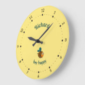 ベビー蜂 ラージ壁時計 (傾斜)