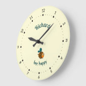 ベビー蜂 ラージ壁時計 (傾斜)