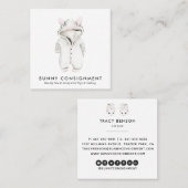 ベビー衣料名刺 コーリングカード (正面/裏面)